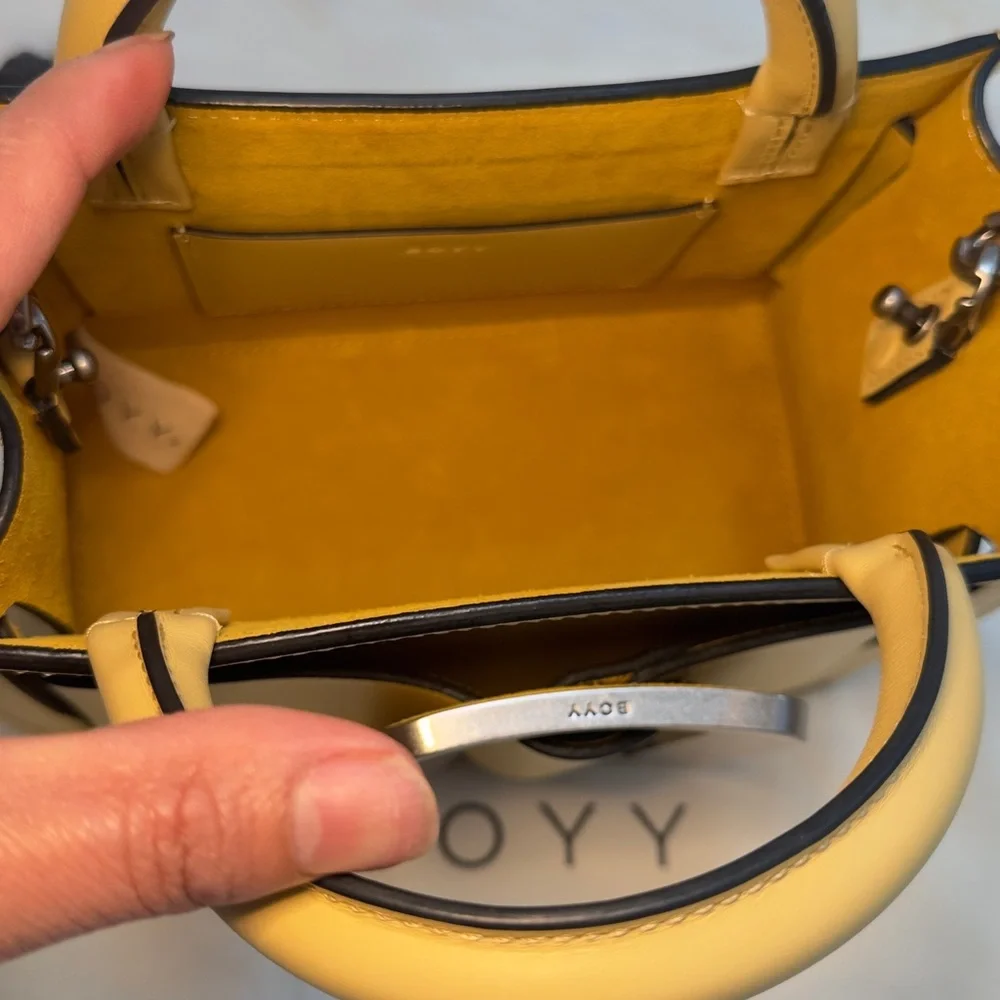 BOYY Polenta Mini cross body Bag with Silver Buckle - Picture 5 of 7